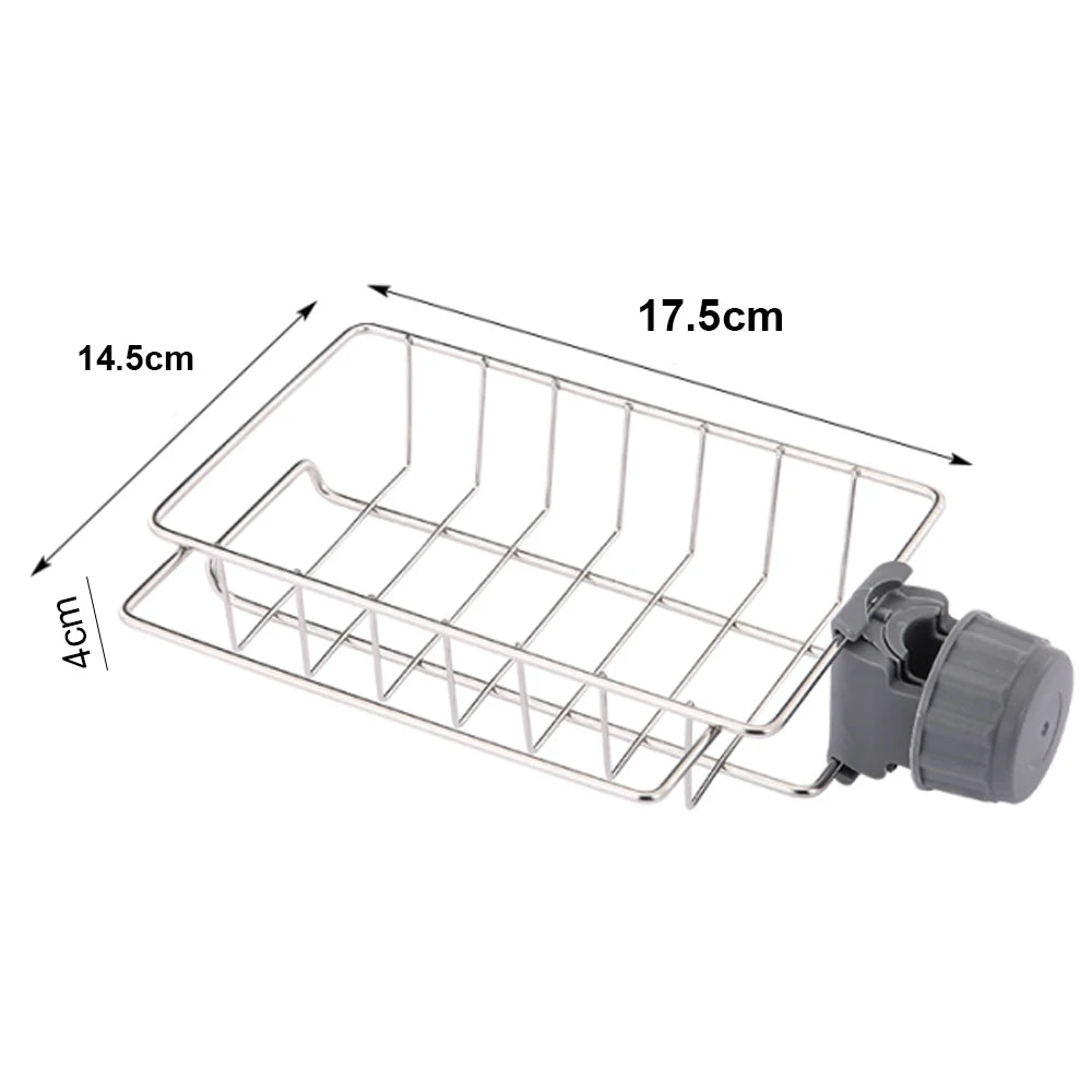 Porte-éponge pour robinet avec porte-torchon