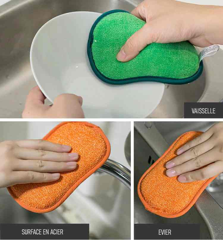Éponge Lavable Maison - Essuie-Tout-Lavable