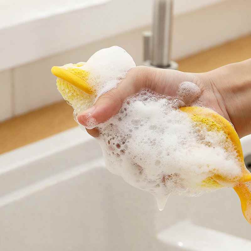 Éponge Lavable Microfibre - Essuie-Tout-Lavable