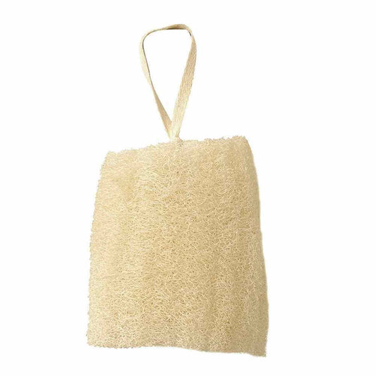 Éponge loofah naturelle pour le corps avec cordon