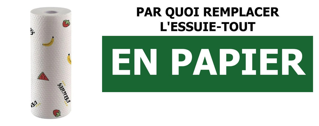 Par quoi remplacer l'essuie-tout en papier