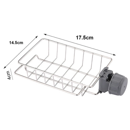 Porte-éponge pour robinet avec porte-torchon