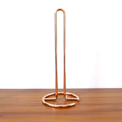 Porte essuie-tout à poser doré rose