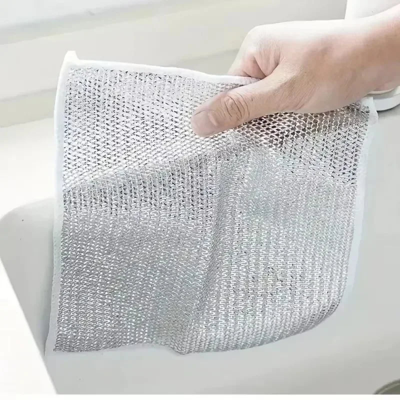 Lavette en fil métallique double couche