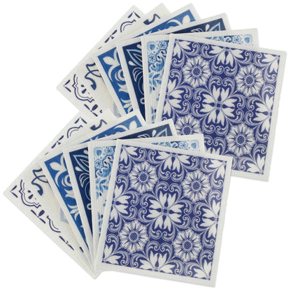 Lavettes suédoises, lot de 12, rétro
