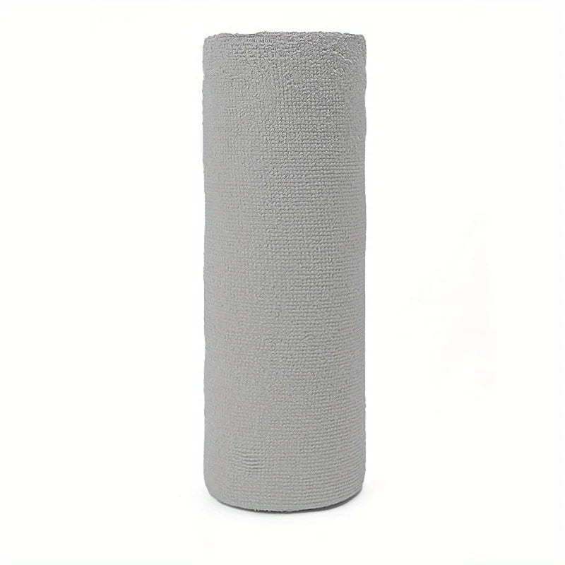 Essuie-tout microfibre en rouleau, gris