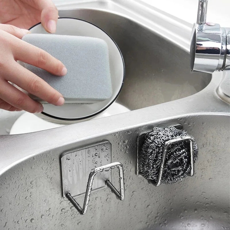 Porte-éponge pour évier en inox, vue 5