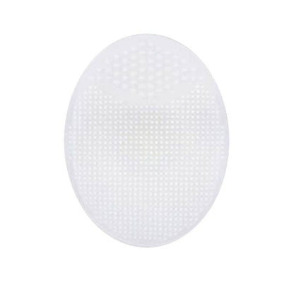 Éponge silicone pour le visage et le corps, coloris blanc