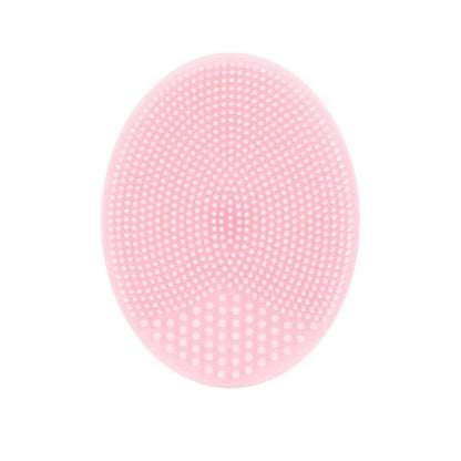Éponge silicone pour le visage et le corps, coloris rose pâle