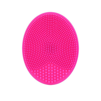 Éponge silicone pour le visage et le corps, coloris fuchsia