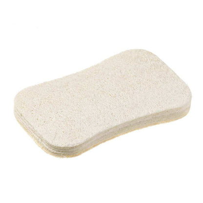 Éponge végétale en loofah, forme carrée