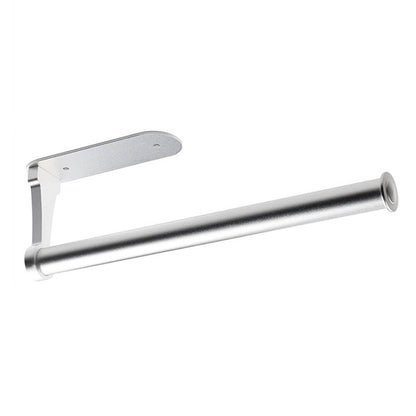 Kit cuisine zéro déchet : porte sopalin mural argenté en inox