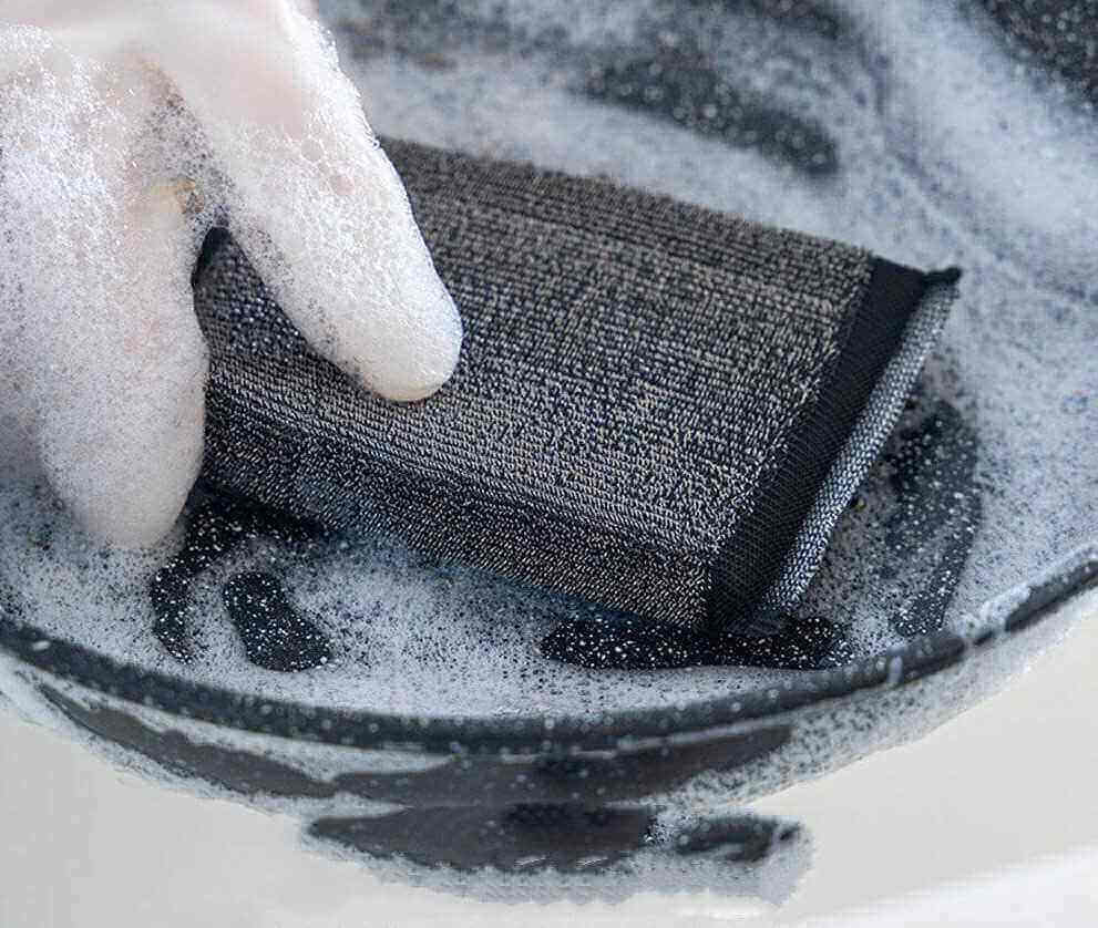 Éponge Lavable Gratte - Essuie-Tout-Lavable