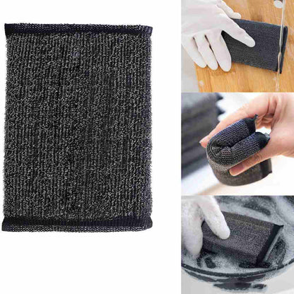 Éponge Lavable Noire - Essuie-Tout-Lavable