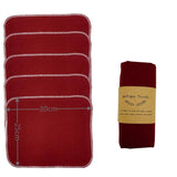 Essuie-tout lavable rouge