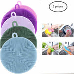 lot de 5 éponges en silicone