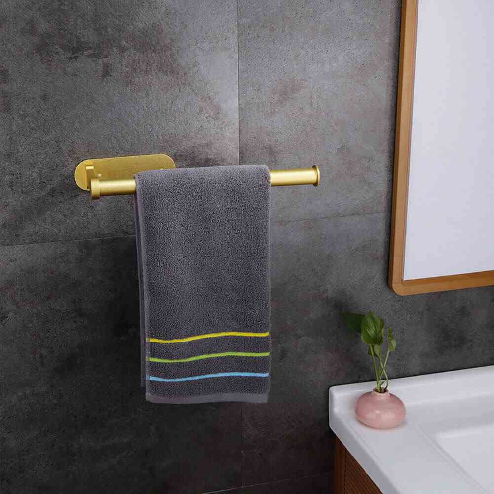 porte serviette dore