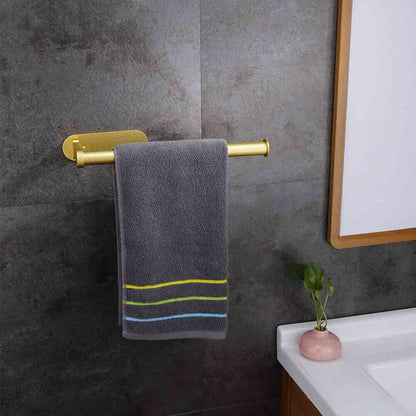 porte serviette dore
